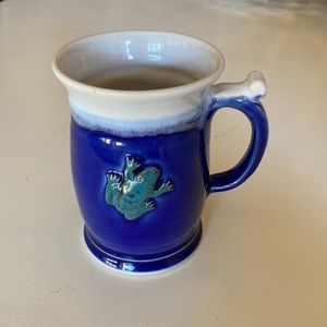 Foxlo Pottery Frog Mug brilliant colors